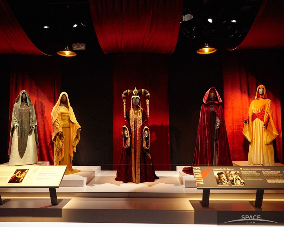 star wars exhibit costumes
